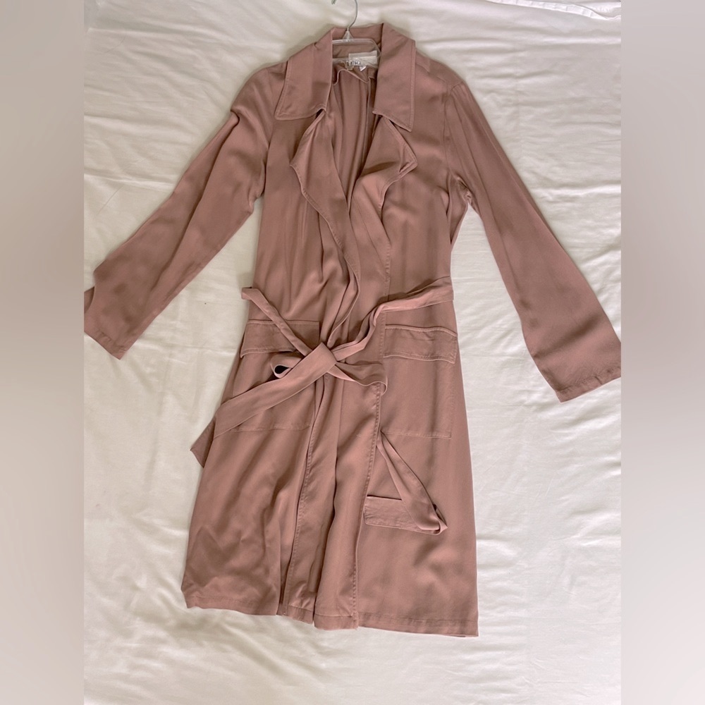 Light trench jacket.